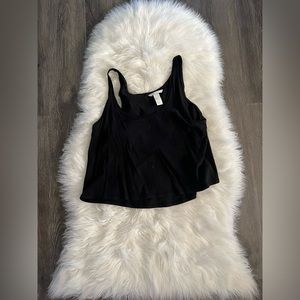 Black tank top